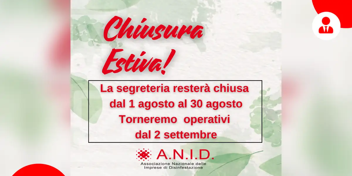 chiusura estiva